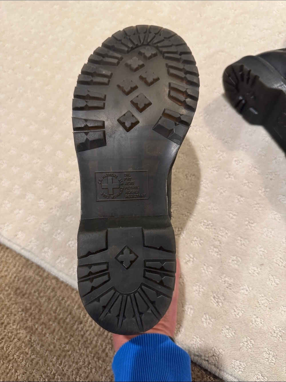 Dr. Martens Black womens faux fur lined Chelsea Boots - Picture 2 of 3